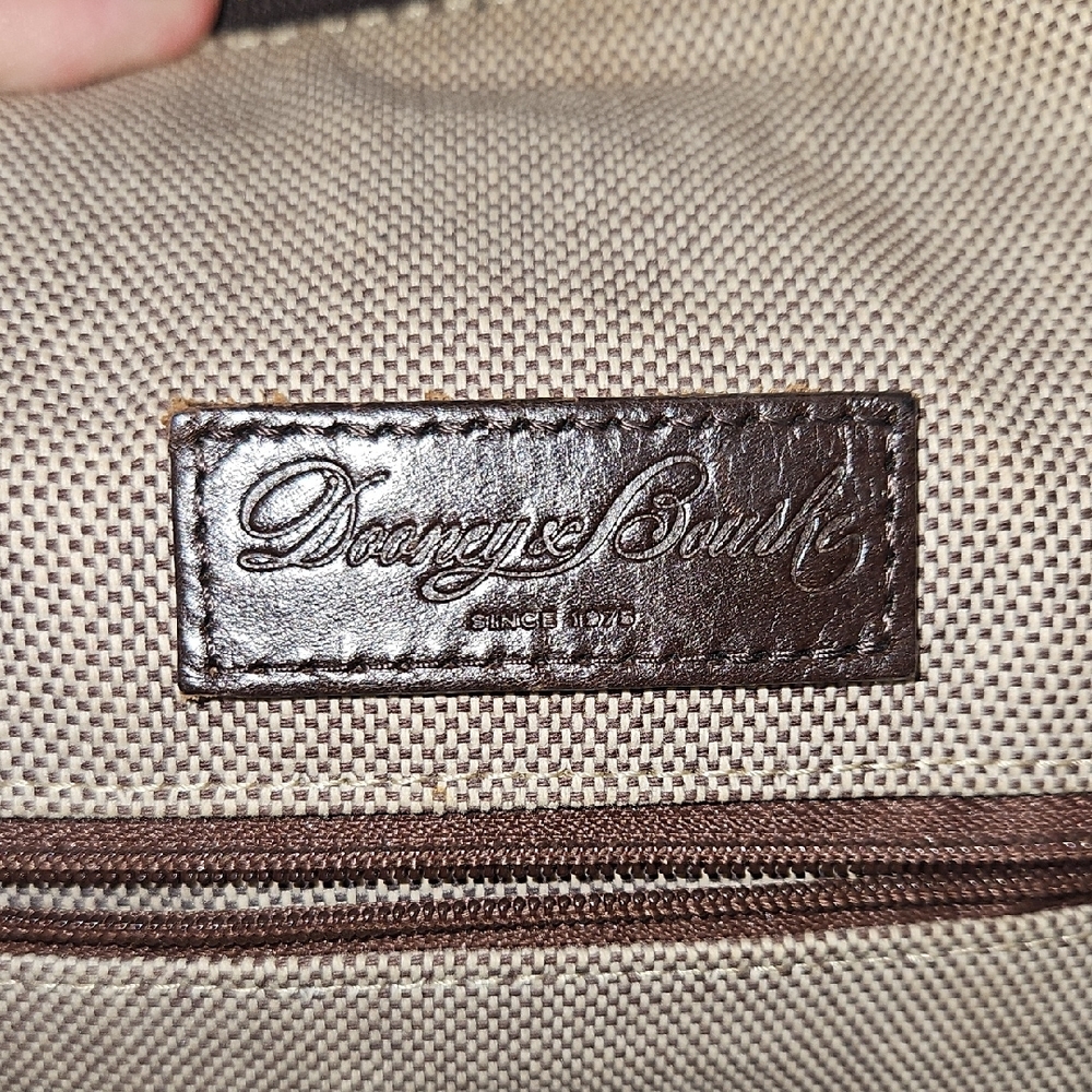 Vintage Condition Dooney&Bourke Brown/Tan Crocodile Embossed Florentine Satchel - Picture 11 of 16